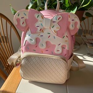Loungefly mini mouse ice cream back pack